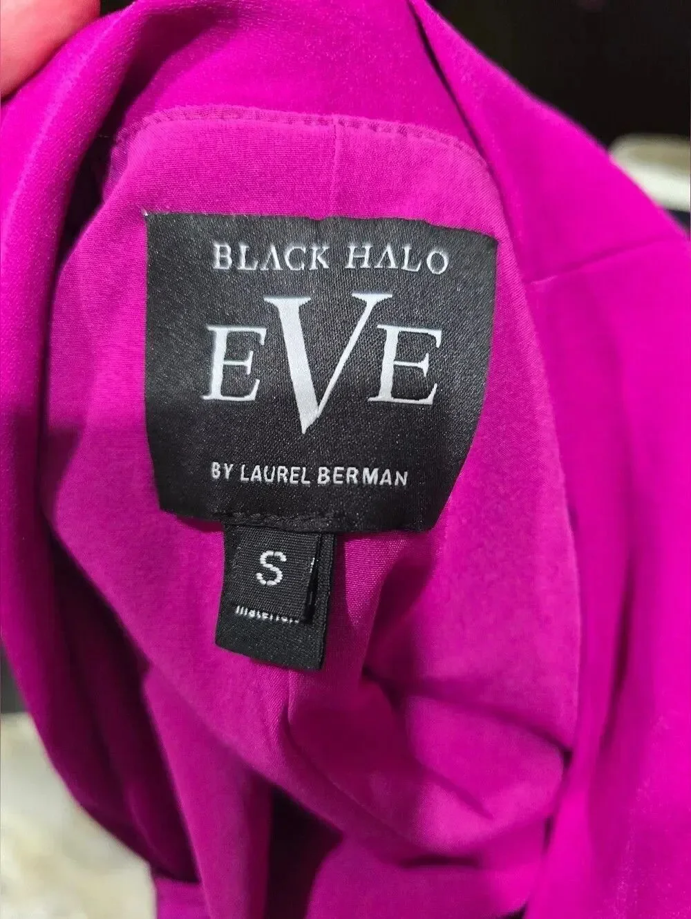 Black Halo Henna Mini Cocktail Dress In Berry Plum NWOT Size Small